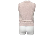Load image into Gallery viewer, 極美品 CHRISTIAN DIOR クリスチャンディオール ニットベスト 054T01AM303 イタリア製 ウール カシミヤ ピンク サイズ34 中古 4c074855