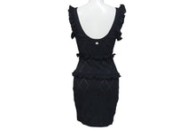 Load image into Gallery viewer, 極美品 CHANEL シャネル ワンピース ノースリーブ レース ココマーク ブラック サイズ38 中古 4c074856