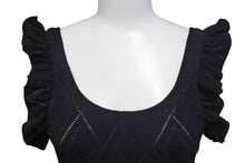 Load image into Gallery viewer, 極美品 CHANEL シャネル ワンピース ノースリーブ レース ココマーク ブラック サイズ38 中古 4c074856