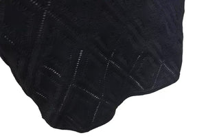 極美品 CHANEL シャネル ワンピース ノースリーブ レース ココマーク ブラック サイズ38 中古 4c074856
