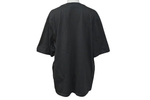 HERMES エルメス Leather patch T shirt レザーパッチ Tシャツ コットン100% グレー サイズ L 美品 中古 4c074857