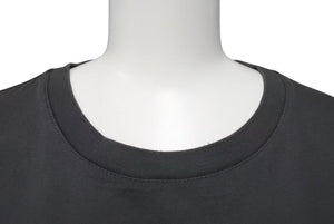 HERMES エルメス Leather patch T shirt レザーパッチ Tシャツ コットン100% グレー サイズ L 美品 中古 4c074857