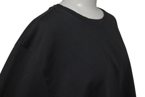 HERMES エルメス Leather patch T shirt レザーパッチ Tシャツ コットン100% グレー サイズ L 美品 中古 4c074857