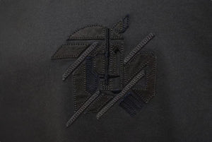 HERMES エルメス Leather patch T shirt レザーパッチ Tシャツ コットン100% グレー サイズ L 美品 中古 4c074857