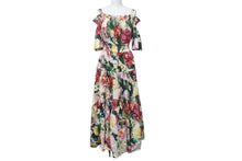 Load image into Gallery viewer, 極美品 DOLCE&amp;GABBANA ドルチェアンドガッバーナ Flower print dress 花柄 ワンピース コットン 36 F68E1T HS5CY 中古 4c074860