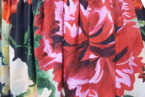 極美品 DOLCE&GABBANA ドルチェアンドガッバーナ Flower print dress 花柄 ワンピース コットン 36 F68E1T HS5CY 中古 4c074860