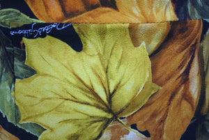 極美品 DOLCE&GABBANA ドルチェアンドガッバーナ Fall leaf rayon dress 秋の葉 ドレス レーヨン オレンジ 36 中古 4c074861