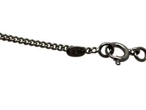 極美品 CHANEL シャネル 両面ココマーク ネックレス アクセサリー 07v刻印 メタル シルバー アイボリー 中古 4c074883