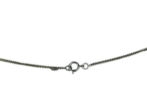極美品 CHANEL シャネル 両面ココマーク ネックレス アクセサリー 07v刻印 メタル シルバー アイボリー 中古 4c074883