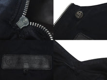 Load image into Gallery viewer, CHROME HEARTS クロムハーツ レザーワンピース ノースリーブ ブラウン クロスパッチ ダガー サイズS 美品 中古 4c074888