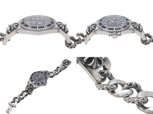 ROLEX ロレックス クロムハーツ サブマリーナ 14060 ブラック文字盤 ファンシーブレスレット メンズ 美品 中古 4c074889