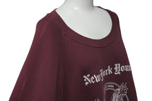 Load image into Gallery viewer, ENFANTS RICHES DÉPRIMÉS ERD アンファン リッシュ デプリメ NEW YORK Y.R.C ラグラン スウェットシャツ サイズXXL ボルドー 美品 中古 4c074890