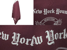 Load image into Gallery viewer, ENFANTS RICHES DÉPRIMÉS ERD アンファン リッシュ デプリメ NEW YORK Y.R.C ラグラン スウェットシャツ サイズXXL ボルドー 美品 中古 4c074890