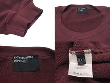 Load image into Gallery viewer, ENFANTS RICHES DÉPRIMÉS ERD アンファン リッシュ デプリメ NEW YORK Y.R.C ラグラン スウェットシャツ サイズXXL ボルドー 美品 中古 4c074890
