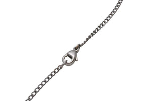 CHANEL シャネル ネックレス ココマーク アクセサリー 05A刻印 フランス製 メタル シルバー ブラック 美品 中古 4c074907