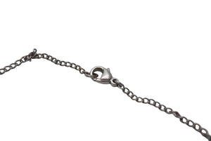 CHANEL シャネル ネックレス ココマーク アクセサリー 05A刻印 フランス製 メタル シルバー ブラック 美品 中古 4c074907
