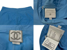 Load image into Gallery viewer, CHANEL シャネル スポーツライン クロップドパンツ P19424V11331 サイズ44 ココマーク ブルー オレンジ 良品 中古 4c074956