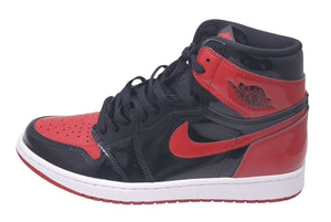 未使用 NIKE ナイキ AIR JORDAN1 エア ジョーダン 1 レトロ スニーカー 555088-063 パテント サイズ30 中古 4c074959