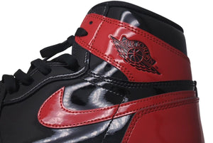未使用 NIKE ナイキ AIR JORDAN1 エア ジョーダン 1 レトロ スニーカー 555088-063 パテント サイズ30 中古 4c074959