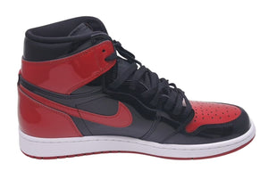 未使用 NIKE ナイキ AIR JORDAN1 エア ジョーダン 1 レトロ スニーカー 555088-063 パテント サイズ30 中古 4c074959