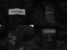 Load image into Gallery viewer, 極美品 FEAR OF GOD フィアオブゴッド ナイロンパンツ ボトムス イタリア製 ポリアミド コットン ブラック サイズM 中古 4c074961