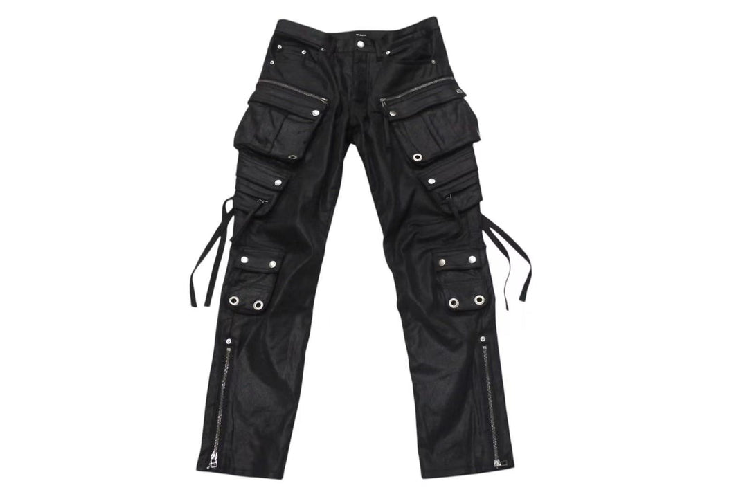 極美品 BREATH ブレス マルチポケット スリムカーゴ Type-2 カーゴパンツ FW24 BR24AW-P1003 ブラック サイズL 中古 4c074963