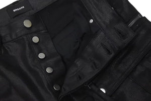 極美品 BREATH ブレス マルチポケット スリムカーゴ Type-2 カーゴパンツ FW24 BR24AW-P1003 ブラック サイズL 中古 4c074963