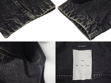 Load image into Gallery viewer, 極美品 Song for The Mute ソングフォーザミュート ジップアップデニムジャケット コットン ブラック シルバー金具 サイズ48 中古 4c074964