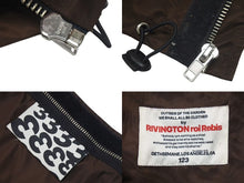 Load image into Gallery viewer, RIVINGTON roi Rebis リヴィントンロイレビス フライトジャケット サイズ3 ナイロン 刺繍パッチ 123 RRR 美品 中古 4c074966