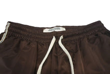 Load image into Gallery viewer, 極美品 RIVINGTON roi Rebis リヴィントンロイレビス ナイロンパンツ サイズ2 サイドライン ブラウン 123 RRR 中古 4c074968