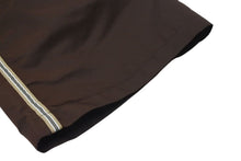 Load image into Gallery viewer, 極美品 RIVINGTON roi Rebis リヴィントンロイレビス ナイロンパンツ サイズ2 サイドライン ブラウン 123 RRR 中古 4c074968