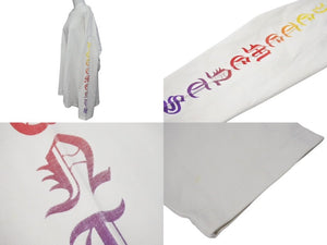 VETEMENTS ヴェトモン ディグレイド ゴシックロゴ 長袖Tシャツ UE51TR660W サイズL ブラック 袖プリント 美品 中古 4c074974 