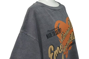 極美品 Emotionally Unavailable エモーショナリーアンアベイラブル MADE TO SATISIFY TEE 半袖Tシャツ サイズXL 中古 4c074976