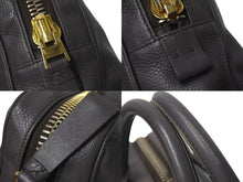 Load image into Gallery viewer, TOM FORD トムフォード BUCKLEY バックリー ビジネスバッグ ブリーフケース レザー グレー ゴールド金具 美品 中古 4c074977