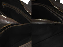 Load image into Gallery viewer, TOM FORD トムフォード BUCKLEY バックリー ビジネスバッグ ブリーフケース レザー グレー ゴールド金具 美品 中古 4c074977