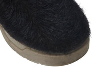 画像をギャラリービューアに読み込む, AMIRI アミリ FAUX FUR MALIBU ANKLE BOOTS フェイクファー マリブアンクルローカットブーツ AW23MFB004 ブラック 美品 中古 4c075023 