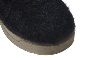 AMIRI アミリ FAUX FUR MALIBU ANKLE BOOTS フェイクファー マリブアンクルローカットブーツ AW23MFB004 ブラック 美品 中古 4c075023 