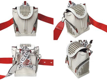 Load image into Gallery viewer, 極美品 Christian Louboutin クリスチャンルブタン エクスプローラファンク ショルダーバッグ &quot;ホワイト 1215087W364 中古 4c075027