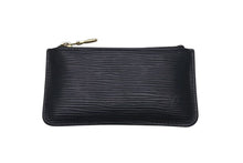 Load image into Gallery viewer, LOUIS VUITTON ルイヴィトン ポシェット クレ キー＆コインケース エピレザー M63802 ブラック ゴールド金具 美品 中古 4c075034