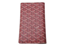 Load image into Gallery viewer, GOYARD Fragment Case, Card Case, Red, PVC Coated Canvas, Excellent Condition, Pre-Owned, Item Number 4c075035 