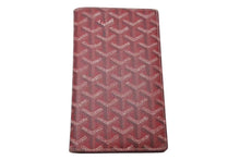 Load image into Gallery viewer, GOYARD Fragment Case, Card Case, Red, PVC Coated Canvas, Excellent Condition, Pre-Owned, Item Number 4c075035 
