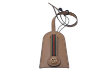 Load image into Gallery viewer, 新品未使用品 GUCCI グッチ クロシェット シェリーライン GGロゴ 小物 レザー ブラウン ゴールド金具 中古 4c075045