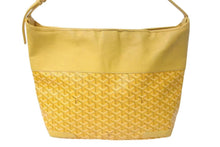 Load image into Gallery viewer, GOYARD ゴヤール グレナディン ワンショルダーバッグ GRENADMMLTY08CG08P レザー PVC イエロー シルバー金具 美品 中古 4c075049