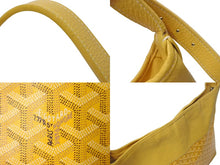 Load image into Gallery viewer, GOYARD ゴヤール グレナディン ワンショルダーバッグ GRENADMMLTY08CG08P レザー PVC イエロー シルバー金具 美品 中古 4c075049