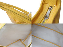 Load image into Gallery viewer, GOYARD ゴヤール グレナディン ワンショルダーバッグ GRENADMMLTY08CG08P レザー PVC イエロー シルバー金具 美品 中古 4c075049