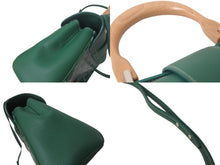 Load image into Gallery viewer, 極美品 GOYARD ゴヤール サイゴン ミニ ソフトバッグ 2WAY ハンドバッグ SAIGONMINTY09CL09P グリーン シルバー金具 中古 4c075053
