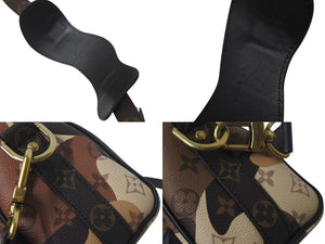 極美品 LOUIS VUITTON ルイヴィトン キーポル バンドリエール25 ポートレート キッドスーパー ハンドバッグ モノグラム M46678 中古 4c075055