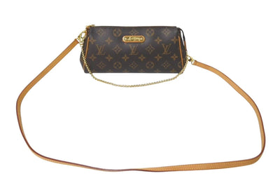 極美品 LOUIS VUITTON ルイヴィトン エヴァ ワンショルダーバッグ M95567 モノグラム ブラウン ゴールド金具 美品 中古 4c075061