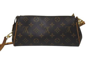 極美品 LOUIS VUITTON ルイヴィトン エヴァ ワンショルダーバッグ M95567 モノグラム ブラウン ゴールド金具 美品 中古 4c075061