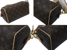 Load image into Gallery viewer, 新品同様 LOUIS VUITTON ルイヴィトン スピーディ バンドリエール20 2WAY ショルダーバッグ M46222 ブラウン ゴールド金具 中古 4c075062